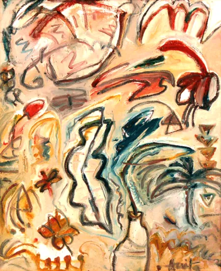 Untitled by Anita Roy Chowdhury - Acrylic on Canvas