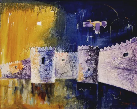 Untitled by Tapas Sarkar - Acrylic on Canvas