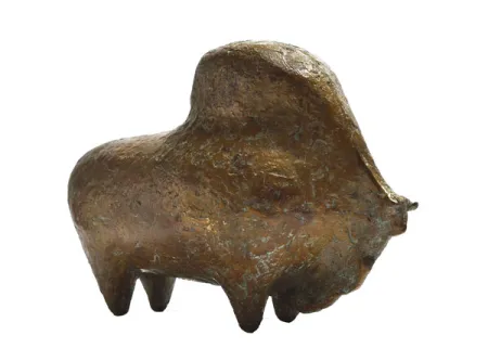 Untitled by Ajit Chakraborty - Bronze Sculpture