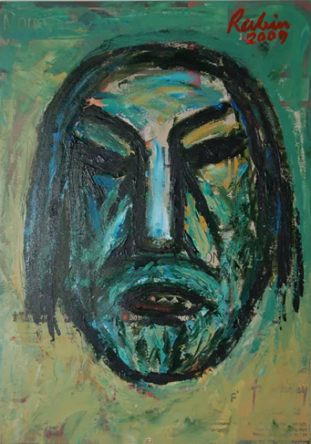 Untitled by Rabin Mondal - Acrylic on board