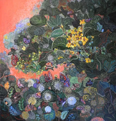 Nature by Chaitali De Chanda - Acrylic on Canvas