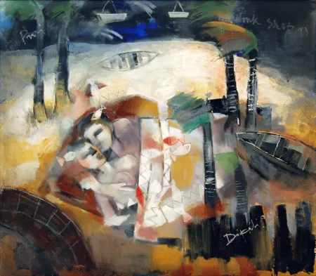 Untitled by Dipali Bhattacharya - Acrylic on Canvas