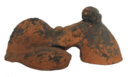 Untitled by Phul Chand Pyne - Terracotta Sculpture
