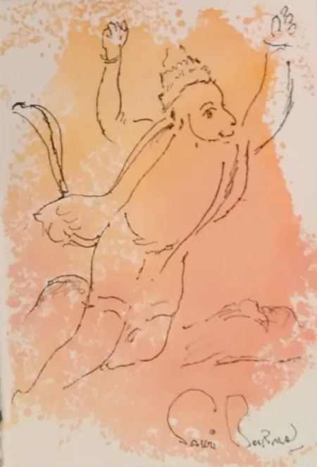 Untitled by Sakti Burman - Watercolour on Paper