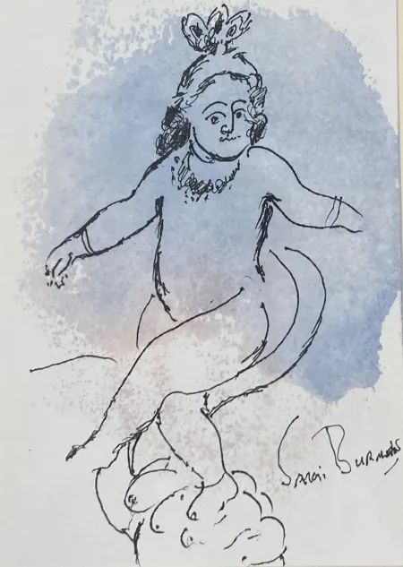 Untitled by Sakti Burman - Watercolour on Paper