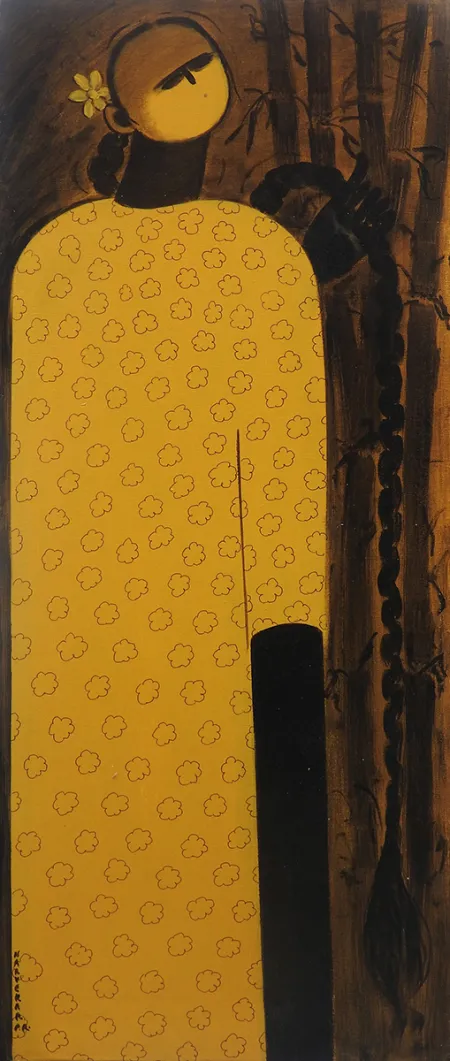 Untitled by P. R. Narvekar - Oil on Canvas