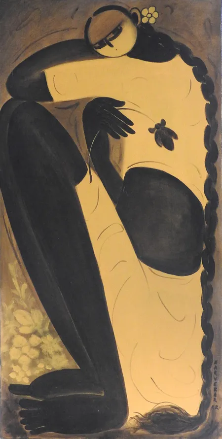 Untitled by P. R. Narvekar - Oil on Canvas