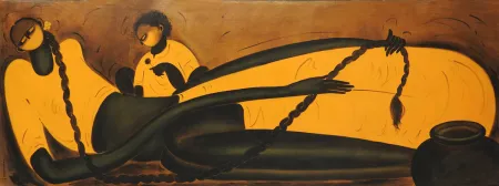 Untitled by P. R. Narvekar - Oil Painting