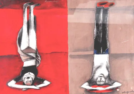 Imitation by Tathi Premchand - Acrylic on Canvas