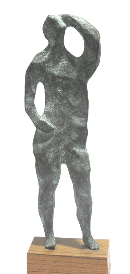 Looking Far by Shankar Ghosh - Bronze Sculpture