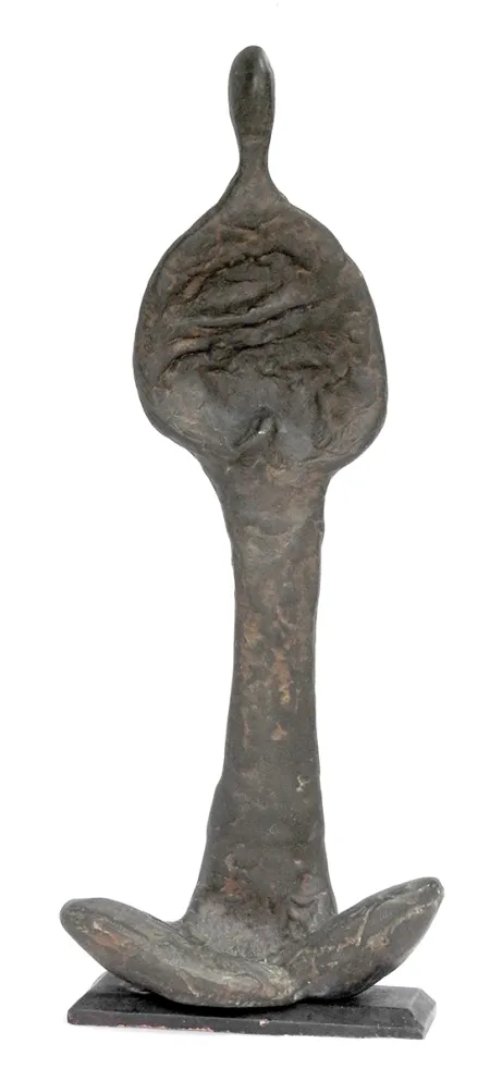 Yoga by Shankar Ghosh - Bronze Sculpture