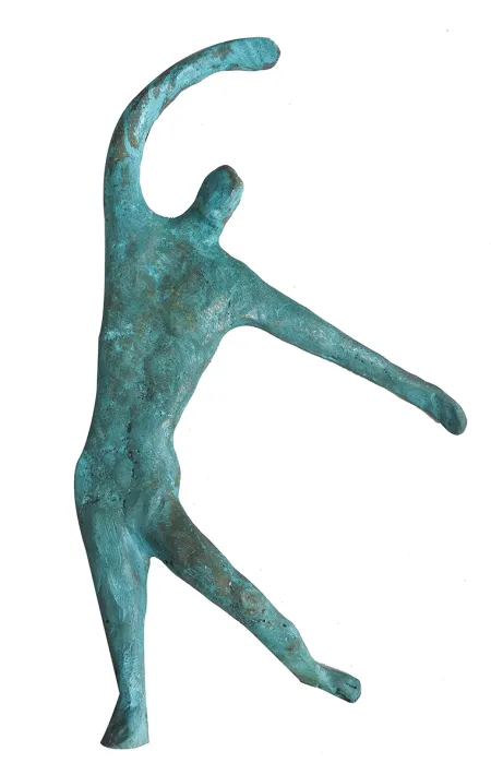 Dancing by Shankar Ghosh - Bronze Sculpture