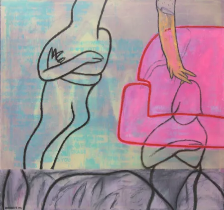 Untitled by Debasis Barui - Mixed Media on Canvas