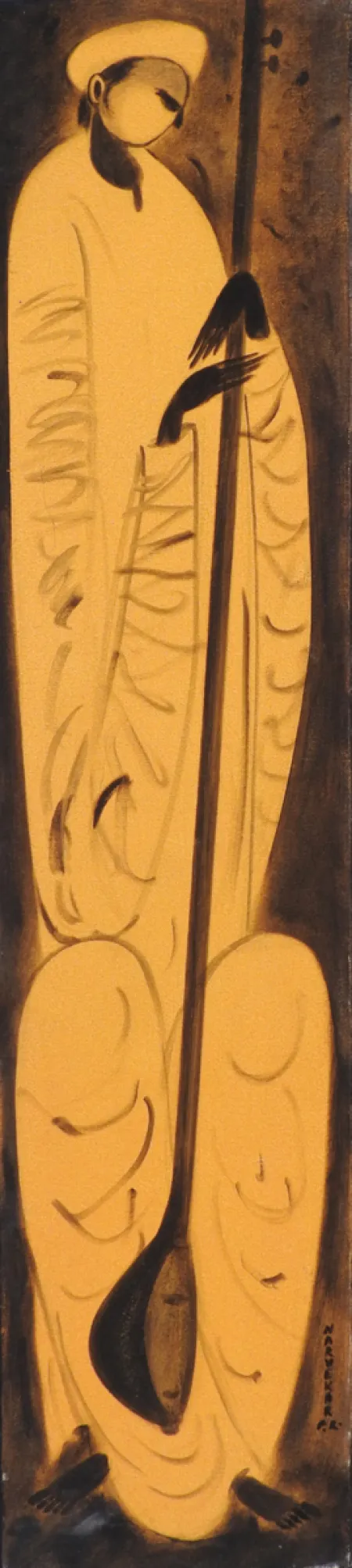Untitled by P. R. Narvekar - Oil on Canvas
