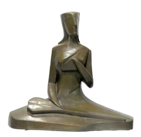 Untitled by Bimal Kundu - Bronze Sculpture