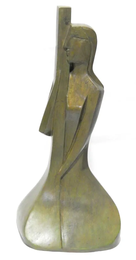 Untitled by Bimal Kundu - Bronze Sculpture
