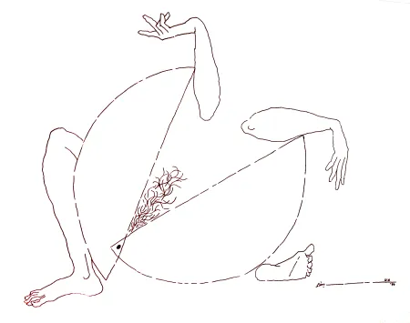 Untitled by Maqbool Fida Husain - Print on Paper