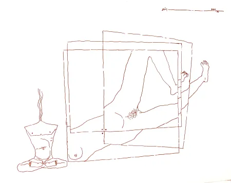 Untitled by Maqbool Fida Husain - Print on Paper