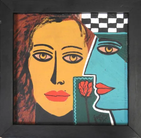 Untitled by Gouri Seth - Acrylic on board