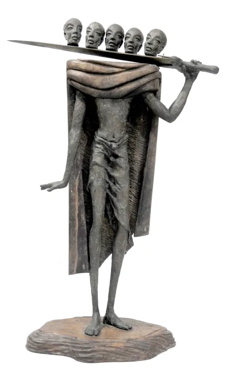 Untitled by Akhil Chandra Das - Bronze Sculpture
