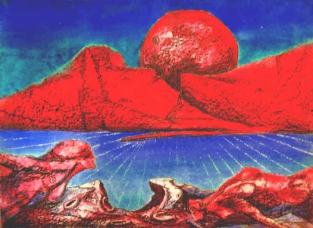 Untitled by Supam Adhikary - Mixed Media on Paper