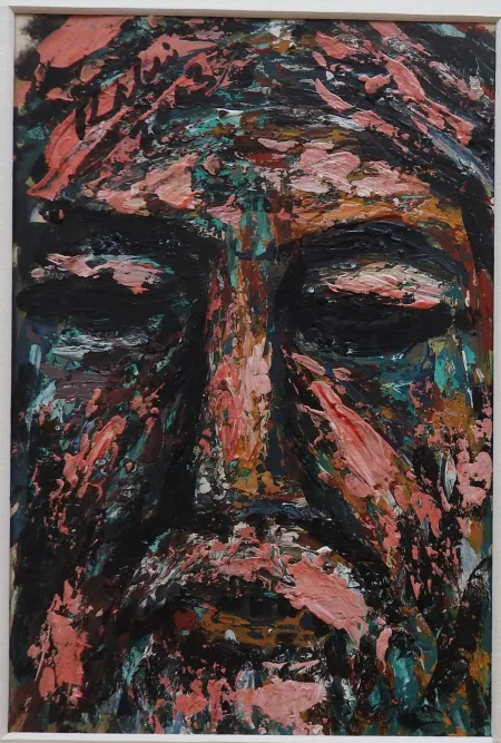 Untitled by Rabin Mondal - Acrylic on board