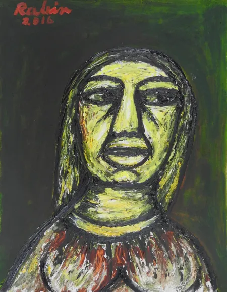 Untitled by Rabin Mondal - Acrylic on board
