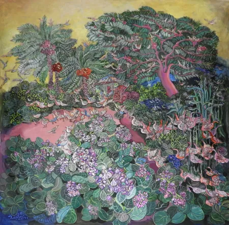 Untitled by Chaitali De Chanda - Acrylic on Canvas