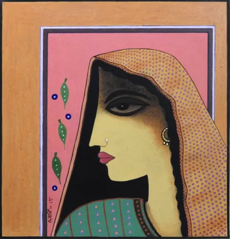 Untitled by Deborshi Ash - Acrylic on board