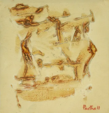 Untitled by Partha Pratim Deb - Acrylic on Glass