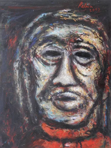 Untitled by Rabin Mondal - Acrylic on board