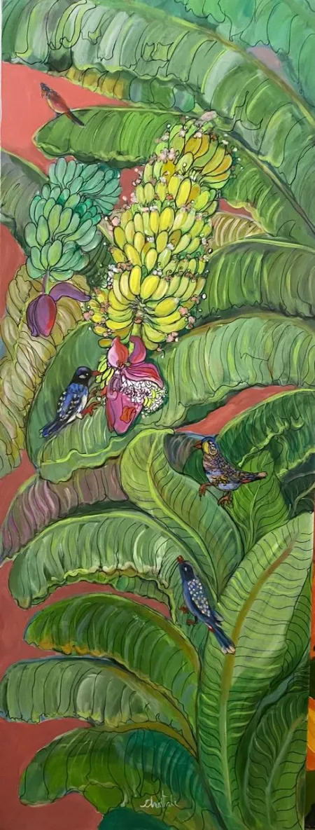 Nimontron ii by Chaitali De Chanda - Acrylic on Canvas