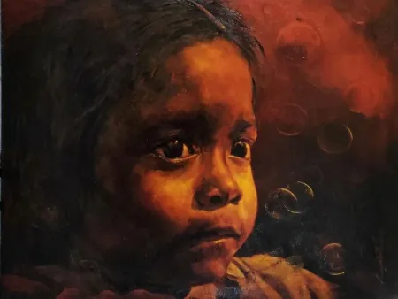 Untitled 01 by Priyanka Lahiri - Oil on Canvas