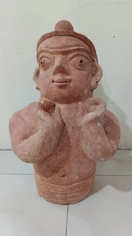 Untitled by Shyamal Roy - Terracotta Sculpture