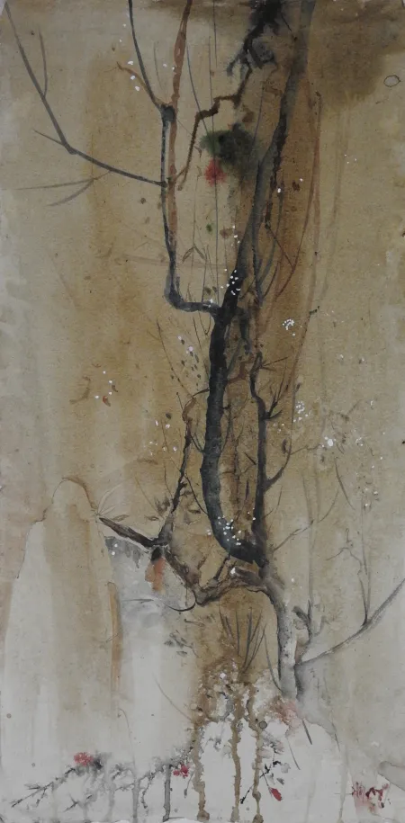 Untitled by Pradip Maitra - Watercolour on Paper