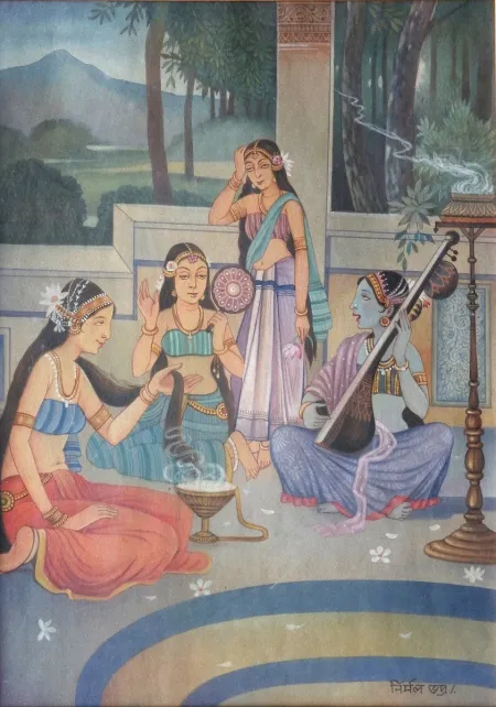 Untitled by Nirmal Bhadra - Water Colour (wash) on Paper