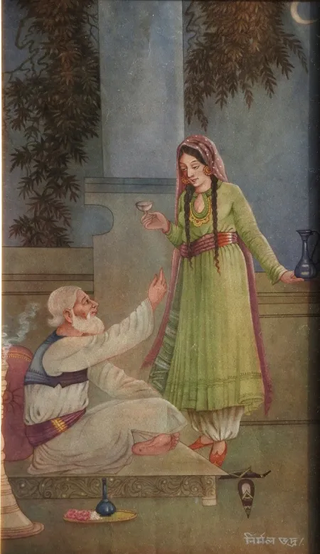 Untitled by Nirmal Bhadra - Water Colour (wash) on Paper