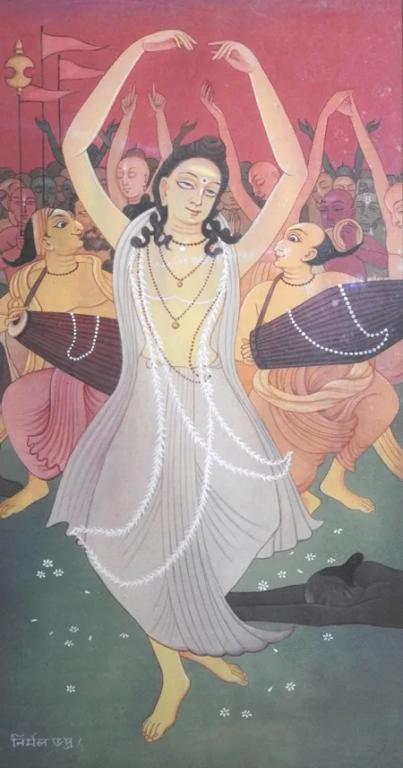 Chaitanya Mahaprabhu by Nirmal Bhadra - Water Colour (wash) on Paper