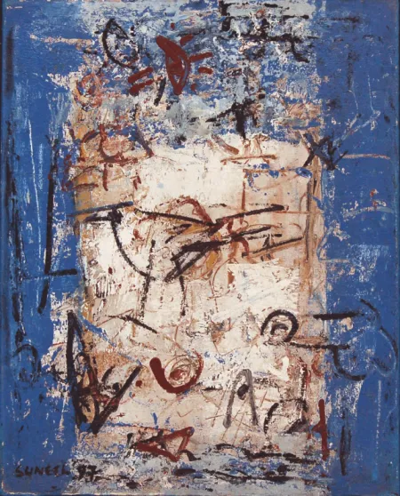 Untitled by Sunil De - Acrylic on Canvas