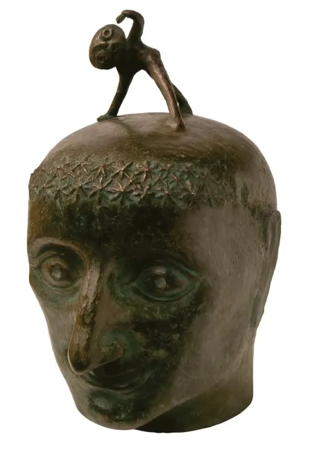 Hide & Seek by Subrata Biswas - Bronze Sculpture