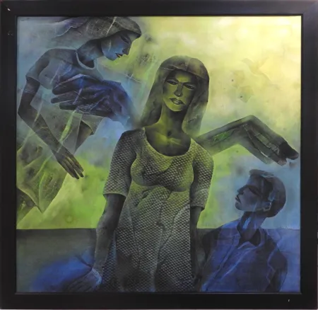 untitled by Sekhar Roy - Acrylic on Canvas