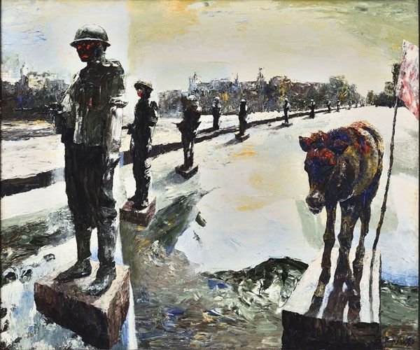 Masterful Realism Meets Symbolic Depth : Bikash Bhattacharjee's Rare Masterpiece, Salvationist (1997)