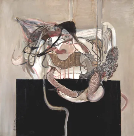 Untitled by Amitava Dhar - Oil on Canvas