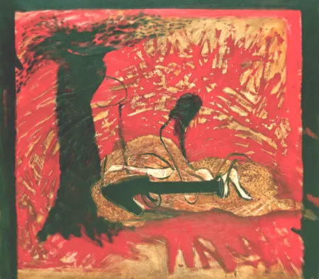 Untitled by Amitava Dhar - Oil on Canvas