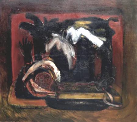 Twilight by Amitava Dhar - Oil on Canvas