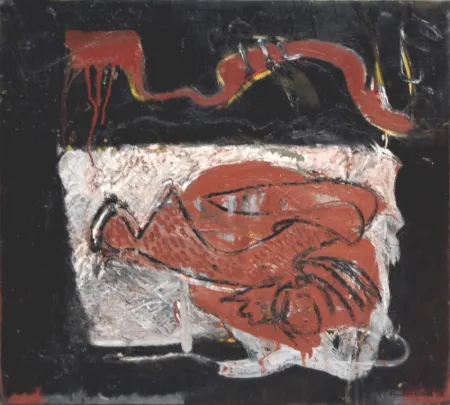 Untitled by Amitava Dhar - Oil on Canvas