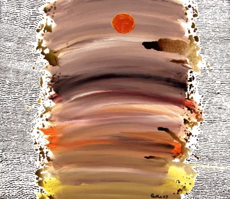 Untitled by Partha Pratim Deb - Acrylic on Canvas