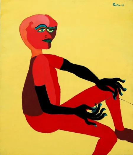 Untitled by Partha Pratim Deb - Acrylic on Canvas
