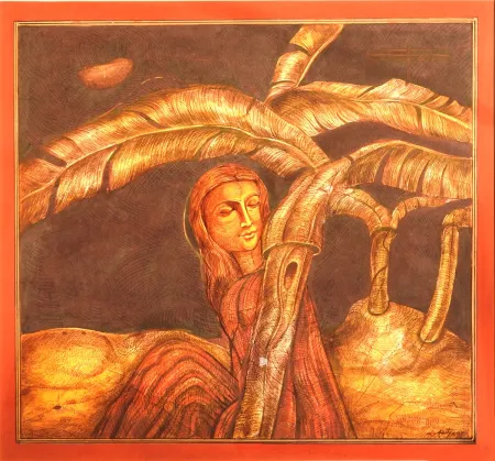 Untitled by Aditya Basak - Acrylic on Canvas