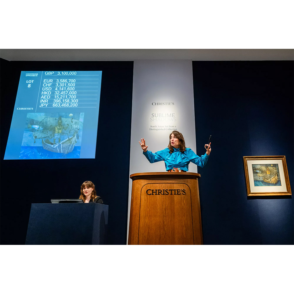 Sublime Shadows Shines: Christie’s London Achieves £18.9 Million Record for South Asian Modern & Contemporary Art